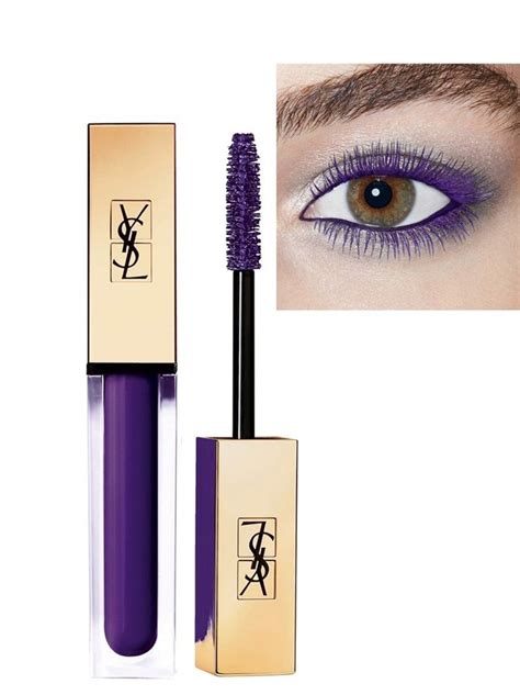 yves saint laurent purple mascara.